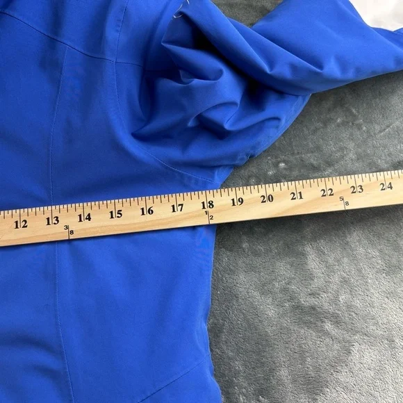 Spyder Jacket Women’s 4 Spring Full Zip Hooded Performance Lined Gorp White Blue - Picture 11 of 16